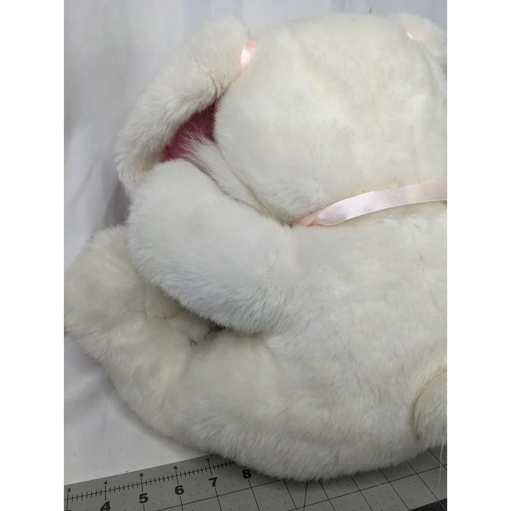 White Easter Rabbit‎ Plush Baby Pink Bunny 15 Inch Stuffed Animal Toy